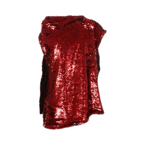 Jw Anderson Sequined Asymmetric Blouse