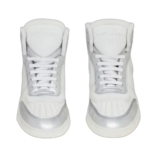 Saint Laurent Sl/80 Mid-Top Sneakers