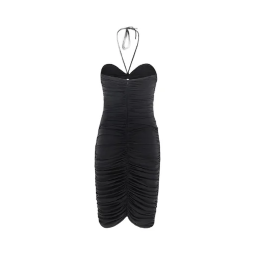 Magda Butrym Cut-Out Halterneck Mini Dress