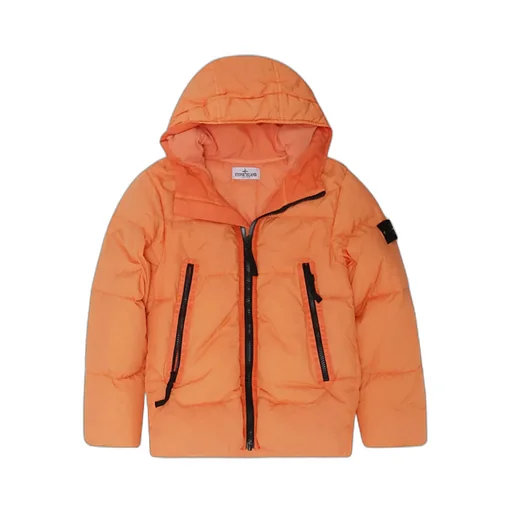 Stone Island Junior Logo Patch Padded Down Jacket
