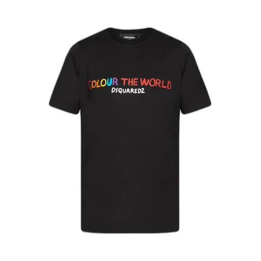 Dsquared2 Logo Printed Crewneck T-Shirt