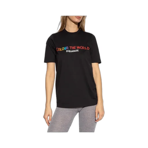 Dsquared2 Logo Printed Crewneck T-Shirt