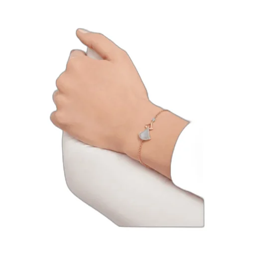 Logo Rose Gold Bracelet