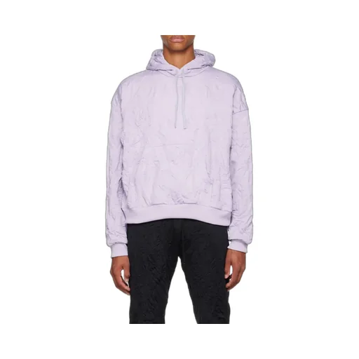 Crinkled Terry Hoodie