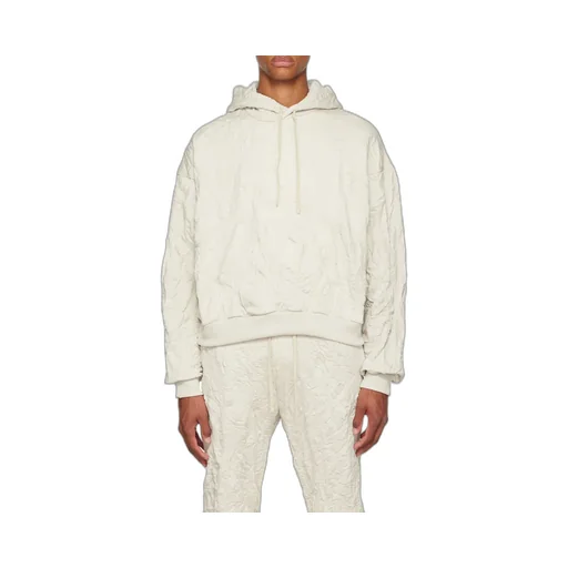 Crinkled Terry Hoodie
