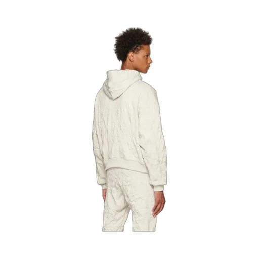 Crinkled Terry Hoodie