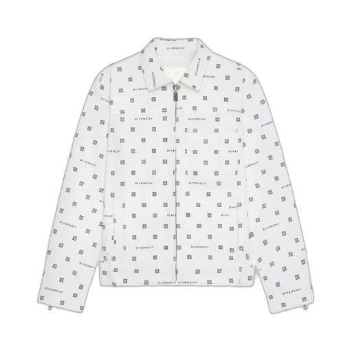Oversized Jacket In Givenchy 4G Jacquard