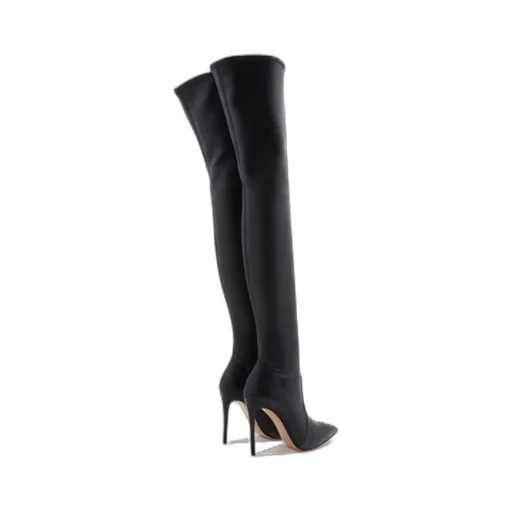 Blade 115Mm Stretch-Leather Boots