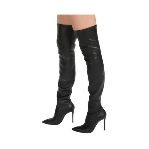 Blade 115Mm Stretch-Leather Boots