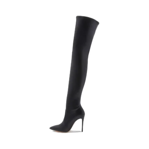 Blade 115Mm Stretch-Leather Boots