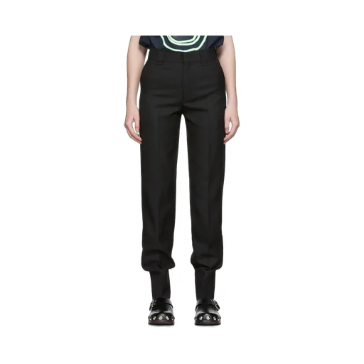 Tapered Cuff Tailored Trousers