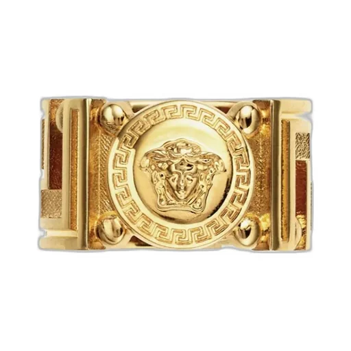 Versace Chained Logo Ring