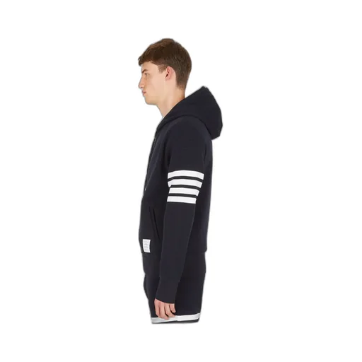Logo-Patch Zip-Up Hoodie