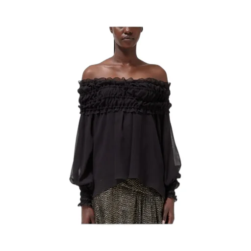 Ruffled Off-Shoulder Blouse