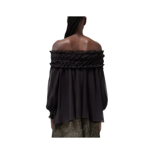 Ruffled Off-Shoulder Blouse