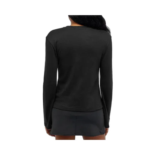 Blumarine Logo Embellished Long-Sleeved Top