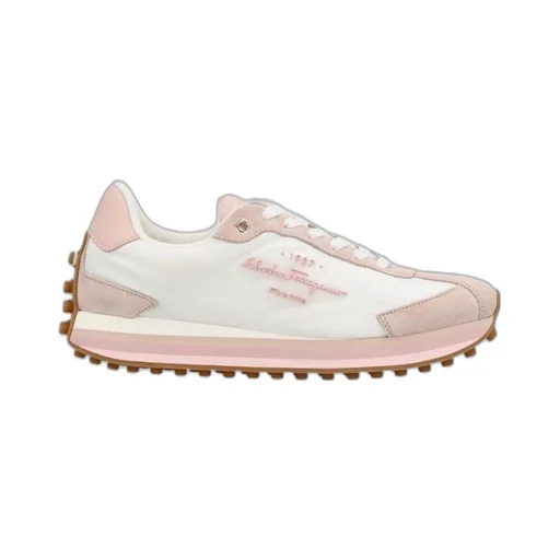 Salvatore Ferragamo Panelled Low-Top Sneakers