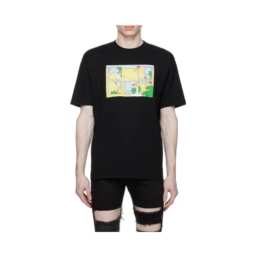 Slogan-Print Cotton T-Shirt