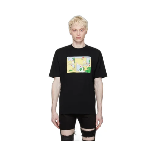 Slogan-Print Cotton T-Shirt