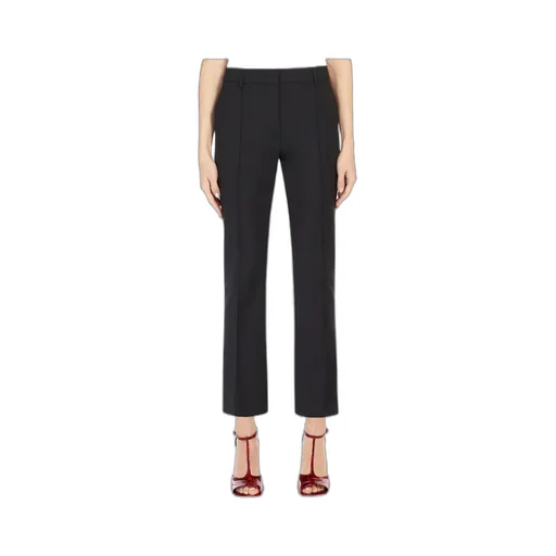 Sportmax High Waist Straight Leg Trousers