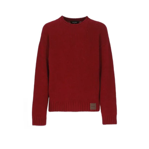Dsquared2 Logo-Patch Crewneck Jumper