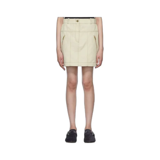 Logo Denim Skirt