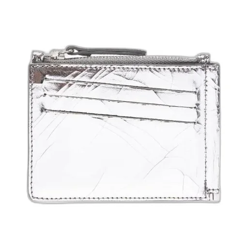 Maison Margiela Cracked-Effect Bi-Fold Wallet