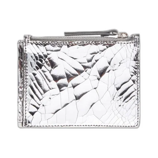 Maison Margiela Cracked-Effect Bi-Fold Wallet