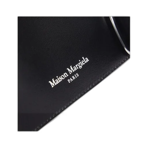 Maison Margiela Cracked-Effect Bi-Fold Wallet