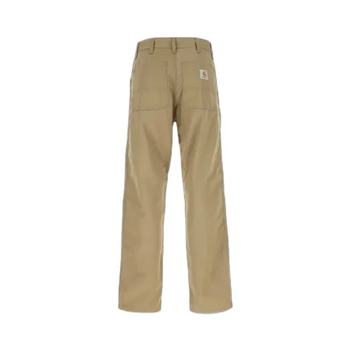 Logo-Patch Straight-Leg Trousers