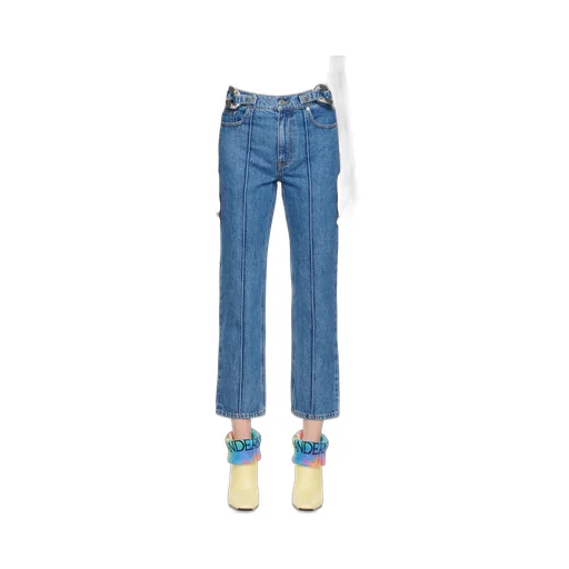 Jw Anderson Chain-Link Slim Fit Jeans