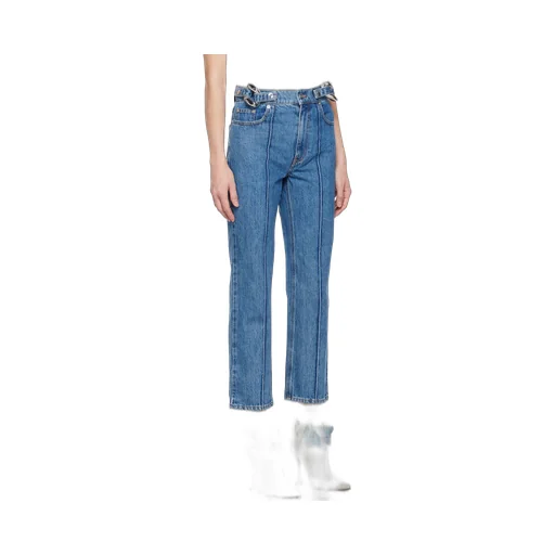 Jw Anderson Chain-Link Slim Fit Jeans