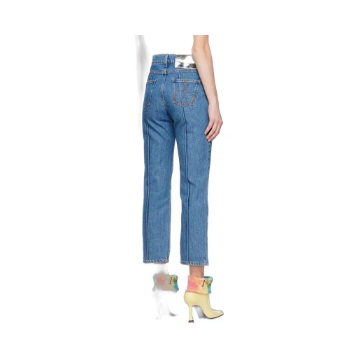 Jw Anderson Chain-Link Slim Fit Jeans