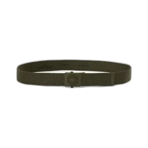 Debossed-Logo Detail Buckle Belt