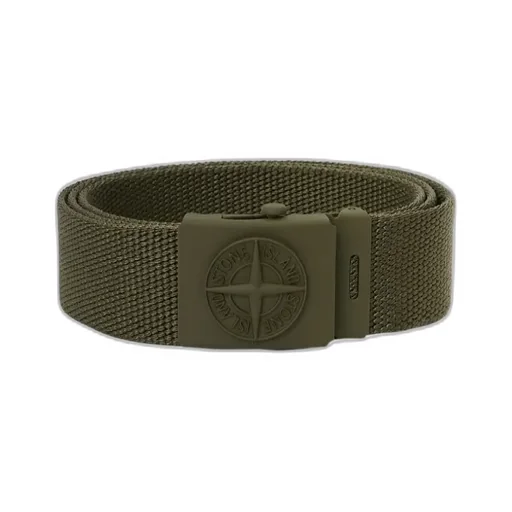 Debossed-Logo Detail Buckle Belt
