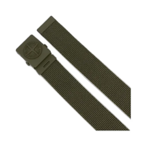 Debossed-Logo Detail Buckle Belt