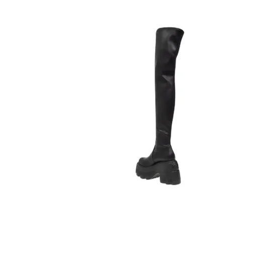 Casadei Round-Toe Thigh-High Platform Boots