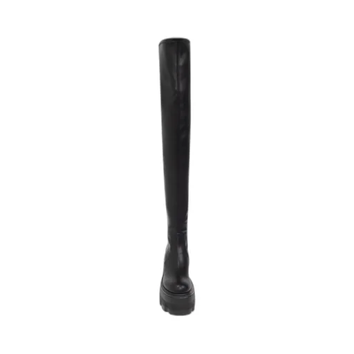 Casadei Round-Toe Thigh-High Platform Boots