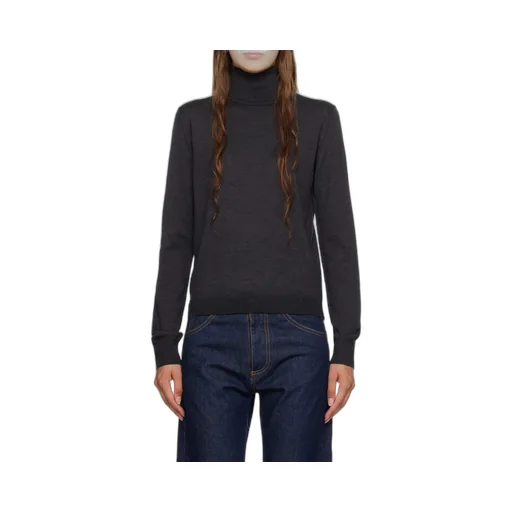 Maison Margiela Roll-Neck Stitching Detailed Jumper