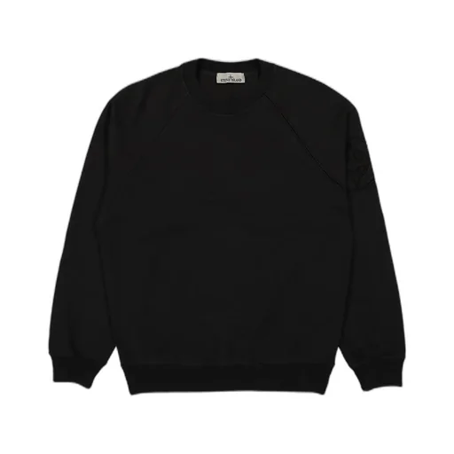 Stone Island Logo Patch Crewneck Sweatshirt