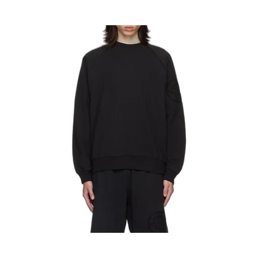Stone Island Logo Patch Crewneck Sweatshirt