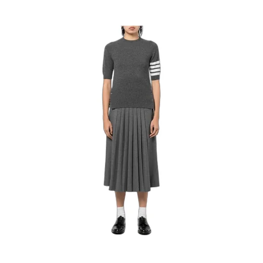Thom Browne Short-Sleeved Knitted Top