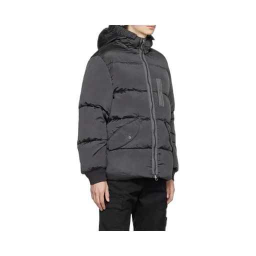 Compass Logo-Patch Padded Jacket
