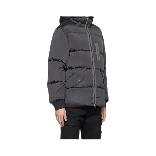 Compass Logo-Patch Padded Jacket