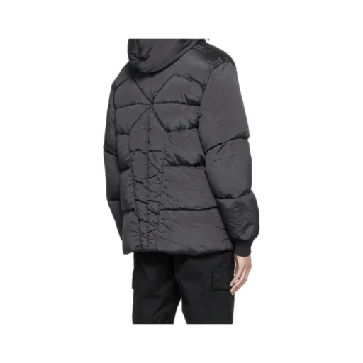 Compass Logo-Patch Padded Jacket
