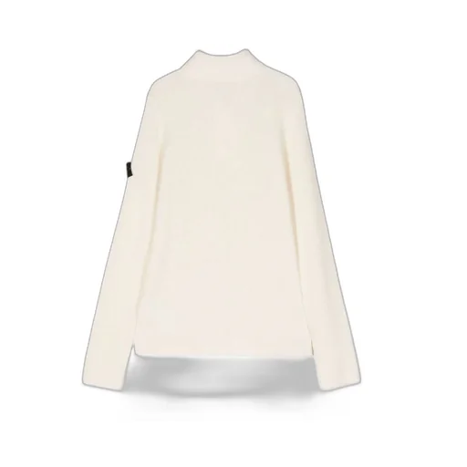 Stone Island Junior Compass-Patch Roll-Neck Jumper