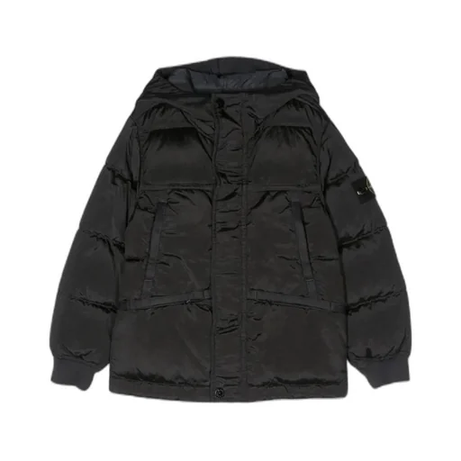Stone Island Down Jacket Blouson Logo Patch