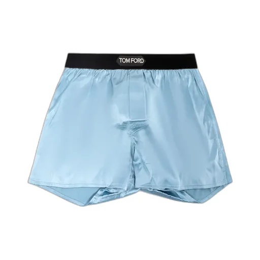 Tom Ford Logo-Waistband Stretched Satin Boxers