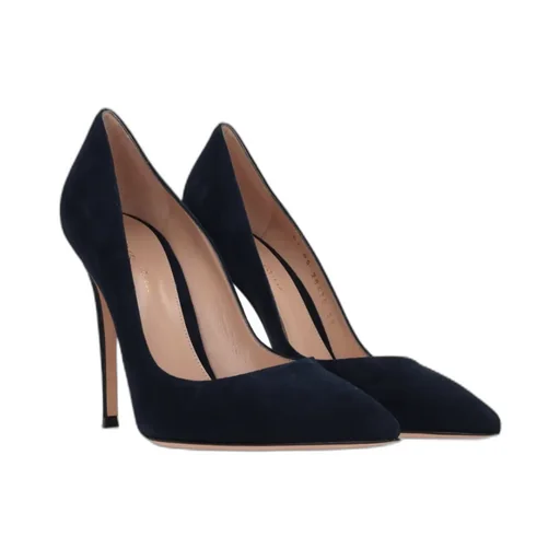 Pointed Suede Pumps