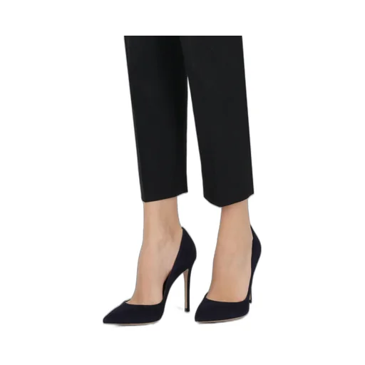Pointed Suede Pumps